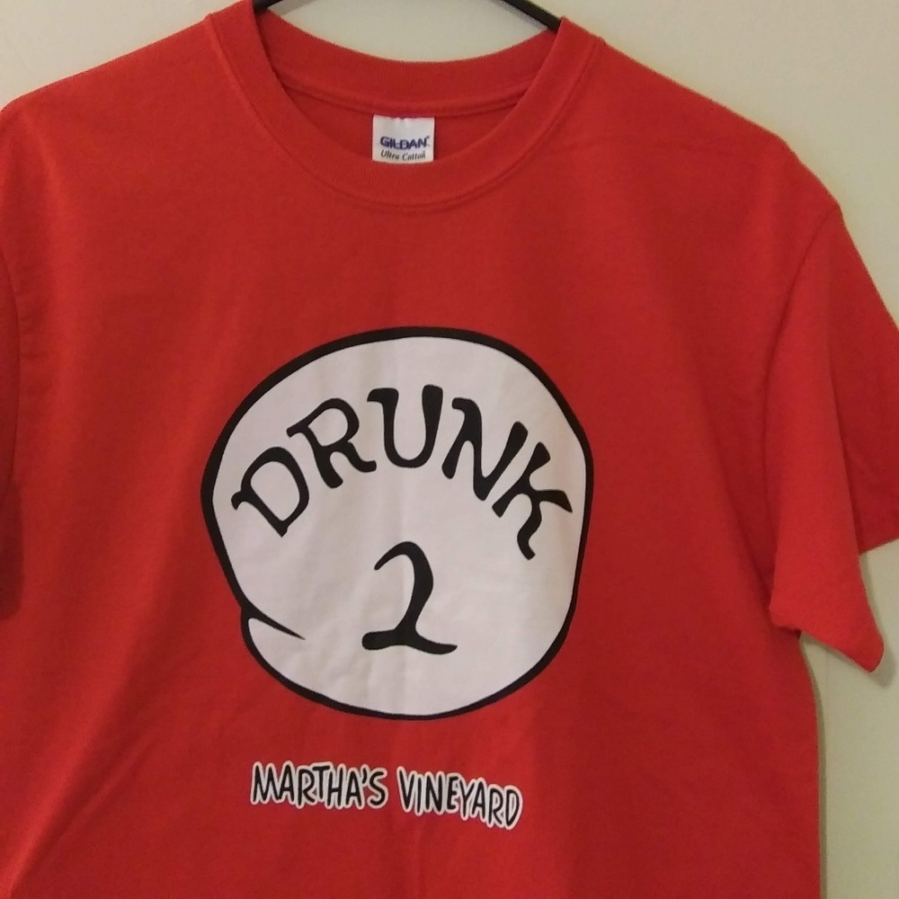 Gildan Red Martha's Vineyard Tee